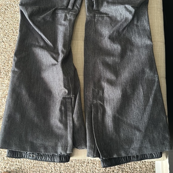 Empyre Black Denim Snowboarding Ski Pants Women’s Sz M - Picture 3 of 11